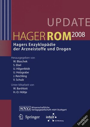 Buchcover HagerROM 2008. Hagers Enzyklopädie der Arzneistoffe und Drogen  | EAN 9783642007323 | ISBN 3-642-00732-5 | ISBN 978-3-642-00732-3