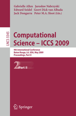 Buchcover Computational Science – ICCS 2009 | EAN 9783642019722 | ISBN 3-642-01972-2 | ISBN 978-3-642-01972-2