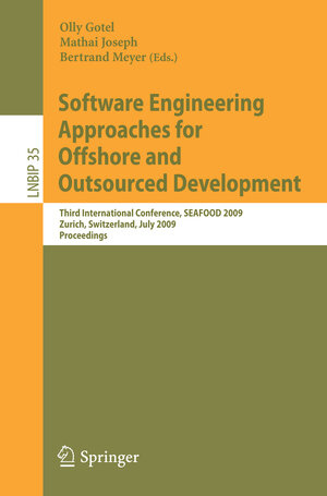 Buchcover Software Engineering Approaches for Offshore and Outsourced Development  | EAN 9783642029868 | ISBN 3-642-02986-8 | ISBN 978-3-642-02986-8