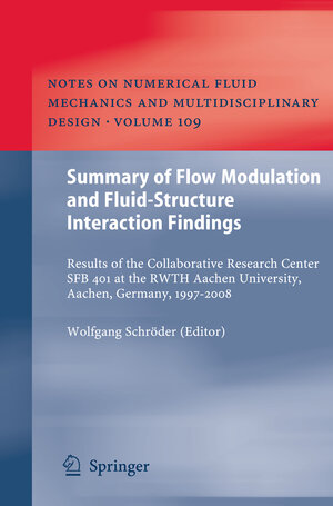 Buchcover Summary of Flow Modulation and Fluid-Structure Interaction Findings | EAN 9783642040870 | ISBN 3-642-04087-X | ISBN 978-3-642-04087-0