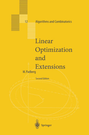 Buchcover Linear Optimization and Extensions | Manfred Padberg | EAN 9783642085116 | ISBN 3-642-08511-3 | ISBN 978-3-642-08511-6