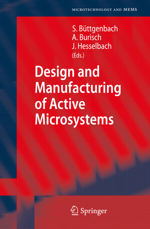 Buchcover Design and Manufacturing of Active Microsystems | EAN 9783642129032 | ISBN 3-642-12903-X | ISBN 978-3-642-12903-2