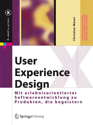 Buchcover User Experience Design | Christian Moser | EAN 9783642133626 | ISBN 3-642-13362-2 | ISBN 978-3-642-13362-6