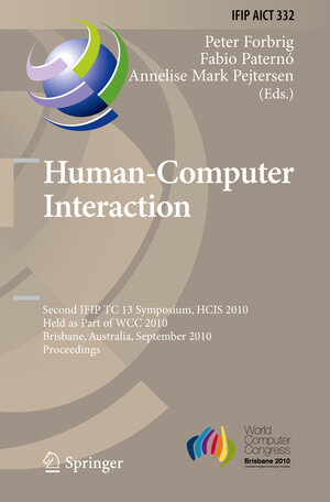 Buchcover Human-Computer Interaction | EAN 9783642152313 | ISBN 3-642-15231-7 | ISBN 978-3-642-15231-3