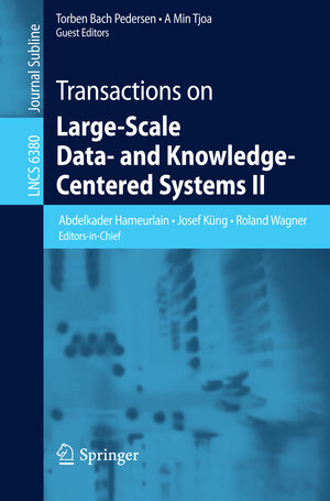 Buchcover Transactions on Large-Scale Data- and Knowledge-Centered Systems II | EAN 9783642161742 | ISBN 3-642-16174-X | ISBN 978-3-642-16174-2
