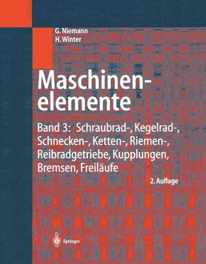 Buchcover Maschinenelemente | Gustav Niemann | EAN 9783642174681 | ISBN 3-642-17468-X | ISBN 978-3-642-17468-1