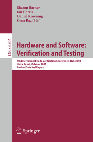 Buchcover Hardware and Software: Verification and Testing | EAN 9783642195839 | ISBN 3-642-19583-0 | ISBN 978-3-642-19583-9
