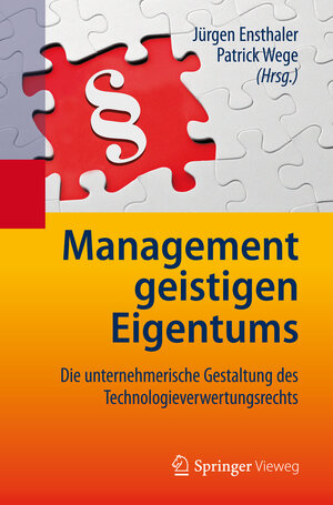 Buchcover Management geistigen Eigentums  | EAN 9783642198397 | ISBN 3-642-19839-2 | ISBN 978-3-642-19839-7