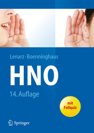 Buchcover Hals-Nasen-Ohren-Heilkunde | Thomas Lenarz | EAN 9783642211300 | ISBN 3-642-21130-5 | ISBN 978-3-642-21130-0