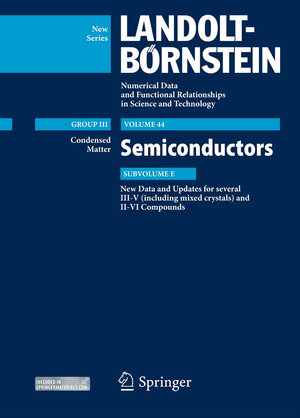 Buchcover New Data and Updates for several III-V (including mixed crystals) and II-VI Compounds  | EAN 9783642234149 | ISBN 3-642-23414-3 | ISBN 978-3-642-23414-9