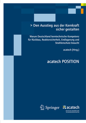 Buchcover Den Ausstieg sicher gestalten  | EAN 9783642238062 | ISBN 3-642-23806-8 | ISBN 978-3-642-23806-2