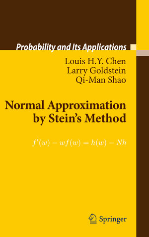 Buchcover Normal Approximation by Stein’s Method | Louis H.Y. Chen | EAN 9783642265655 | ISBN 3-642-26565-0 | ISBN 978-3-642-26565-5