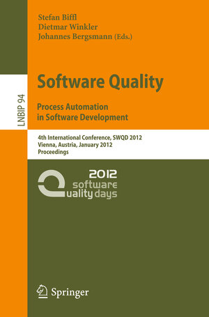 Buchcover Software Quality | EAN 9783642272134 | ISBN 3-642-27213-4 | ISBN 978-3-642-27213-4