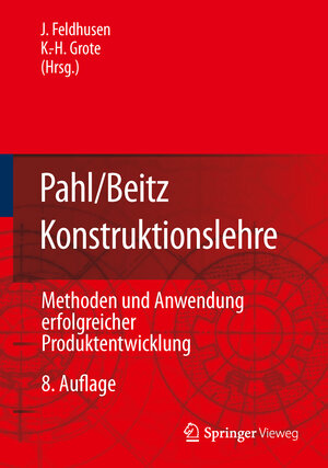 Buchcover Pahl/Beitz Konstruktionslehre  | EAN 9783642295683 | ISBN 3-642-29568-1 | ISBN 978-3-642-29568-3