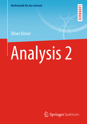 Buchcover Analysis 2 | Oliver Deiser | EAN 9783642341748 | ISBN 3-642-34174-8 | ISBN 978-3-642-34174-8
