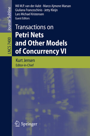 Buchcover Transactions on Petri Nets and Other Models of Concurrency VI | EAN 9783642351785 | ISBN 3-642-35178-6 | ISBN 978-3-642-35178-5