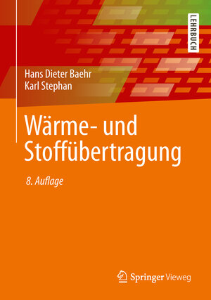 Buchcover Wärme- und Stoffübertragung | Hans Dieter Baehr | EAN 9783642365584 | ISBN 3-642-36558-2 | ISBN 978-3-642-36558-4