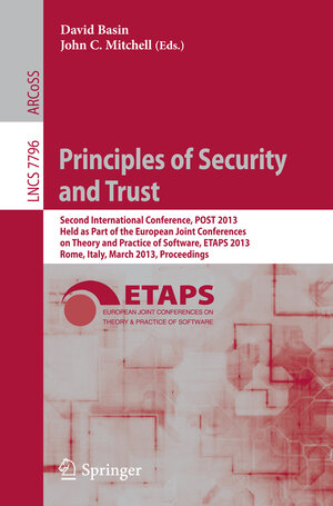 Buchcover Principles of Security and Trust | EAN 9783642368295 | ISBN 3-642-36829-8 | ISBN 978-3-642-36829-5