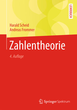 Buchcover Zahlentheorie | Harald Scheid | EAN 9783642368356 | ISBN 3-642-36835-2 | ISBN 978-3-642-36835-6
