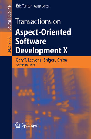 Buchcover Transactions on Aspect-Oriented Software Development X | EAN 9783642369636 | ISBN 3-642-36963-4 | ISBN 978-3-642-36963-6