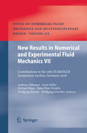 Buchcover New Results in Numerical and Experimental Fluid Mechanics VII | EAN 9783642422522 | ISBN 3-642-42252-7 | ISBN 978-3-642-42252-2