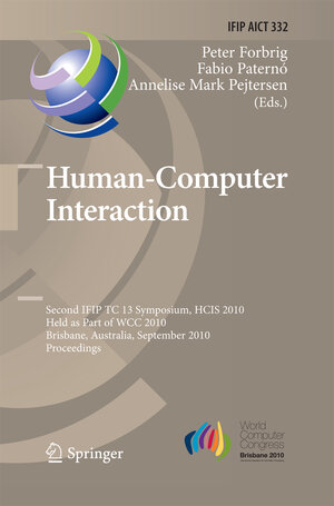 Buchcover Human-Computer Interaction  | EAN 9783642422898 | ISBN 3-642-42289-6 | ISBN 978-3-642-42289-8
