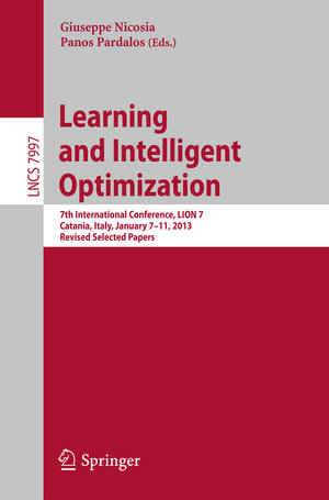 Buchcover Learning and Intelligent Optimization  | EAN 9783642449727 | ISBN 3-642-44972-7 | ISBN 978-3-642-44972-7