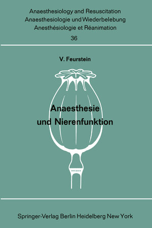 Buchcover Anaesthesie und Nierenfunktion  | EAN 9783642461507 | ISBN 3-642-46150-6 | ISBN 978-3-642-46150-7
