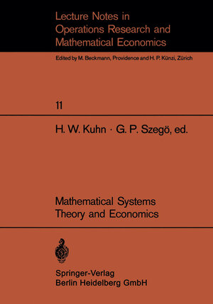 Buchcover Mathematical Systems Theory and Economics I/II  | EAN 9783642461965 | ISBN 3-642-46196-4 | ISBN 978-3-642-46196-5