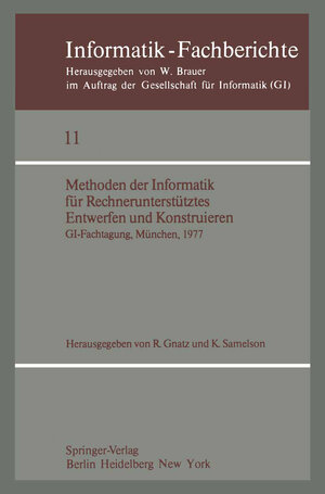 Buchcover Methoden der Informatik für Rechnerunterstütztes Entwerfen und Konstruieren  | EAN 9783642463617 | ISBN 3-642-46361-4 | ISBN 978-3-642-46361-7