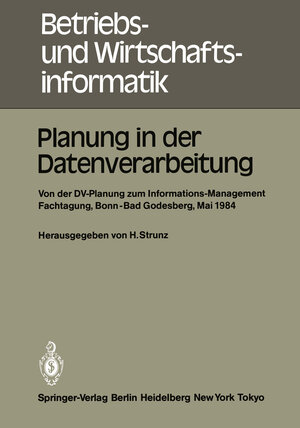 Buchcover Planung in der Datenverarbeitung  | EAN 9783642465338 | ISBN 3-642-46533-1 | ISBN 978-3-642-46533-8