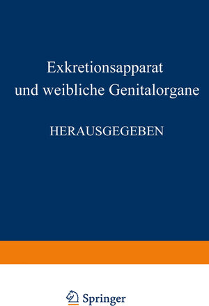 Buchcover Harn- und Geschlechtsapparat | W. v. Möllendorff | EAN 9783642480218 | ISBN 3-642-48021-7 | ISBN 978-3-642-48021-8