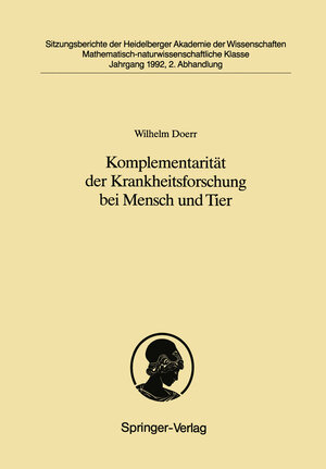 Buchcover Komplementarität der Krankheitsforschung bei Mensch und Tier | Wilhelm Doerr | EAN 9783642481123 | ISBN 3-642-48112-4 | ISBN 978-3-642-48112-3