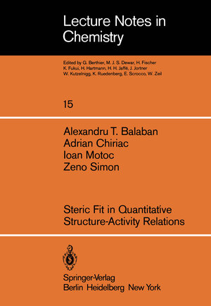 Buchcover Steric Fit in Quantitative Structure-Activity Relations | A.T. Balaban | EAN 9783642483165 | ISBN 3-642-48316-X | ISBN 978-3-642-48316-5