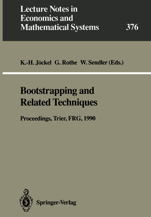 Buchcover Bootstrapping and Related Techniques | EAN 9783642488504 | ISBN 3-642-48850-1 | ISBN 978-3-642-48850-4