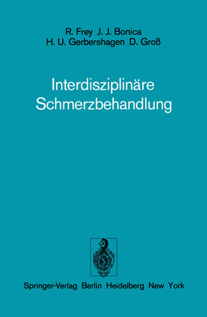 Buchcover Interdisziplinäre Schmerzbehandlung  | EAN 9783642492303 | ISBN 3-642-49230-4 | ISBN 978-3-642-49230-3