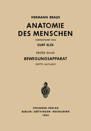 Buchcover Bewegungsapparat | Hermann Braus | EAN 9783642494697 | ISBN 3-642-49469-2 | ISBN 978-3-642-49469-7