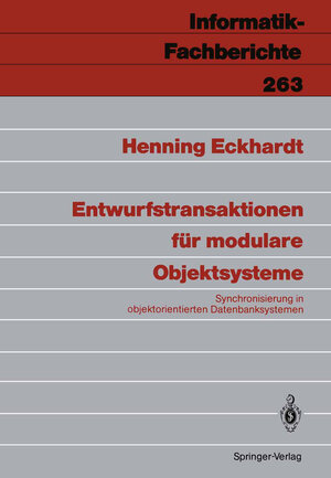 Buchcover Entwurfstransaktionen für modulare Objektsysteme | Henning Eckhardt | EAN 9783642511387 | ISBN 3-642-51138-4 | ISBN 978-3-642-51138-7