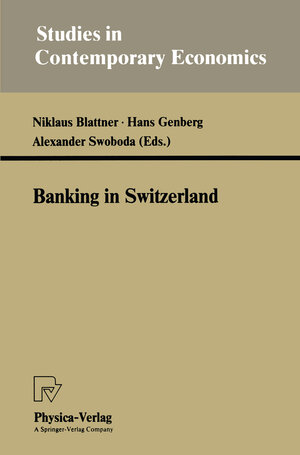 Buchcover Banking in Switzerland  | EAN 9783642515163 | ISBN 3-642-51516-9 | ISBN 978-3-642-51516-3