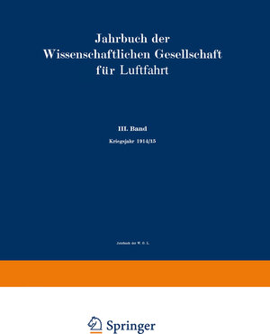 Buchcover Jahrbuch der Wissenschaftlichen Gesellschaft für Luftfahrt | Wissenschaftliche Gesellschaft für Luftfahrt | EAN 9783642521546 | ISBN 3-642-52154-1 | ISBN 978-3-642-52154-6