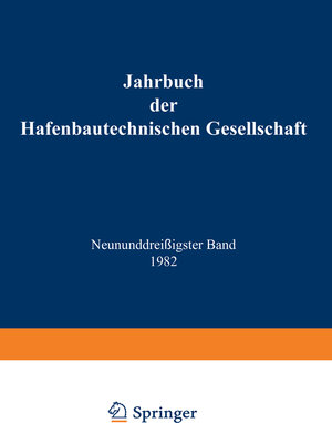 Buchcover Jahrbuch der Hafenbautechnischen Gesellschaft | Rudolf Schwab | EAN 9783642522253 | ISBN 3-642-52225-4 | ISBN 978-3-642-52225-3