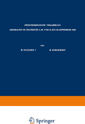 Buchcover Verhandlungen der Deutschen Gesellschaft für Gynäkologie  | EAN 9783642538094 | ISBN 3-642-53809-6 | ISBN 978-3-642-53809-4