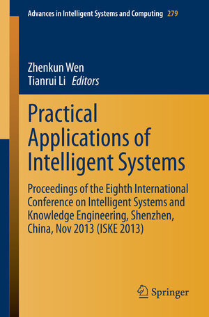 Buchcover Practical Applications of Intelligent Systems | EAN 9783642549274 | ISBN 3-642-54927-6 | ISBN 978-3-642-54927-4