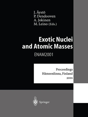 Buchcover Exotic Nuclei and Atomic Masses  | EAN 9783642555602 | ISBN 3-642-55560-8 | ISBN 978-3-642-55560-2