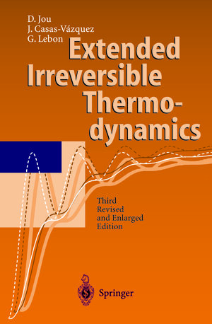 Buchcover Extended Irreversible Thermodynamics | D. Jou | EAN 9783642565656 | ISBN 3-642-56565-4 | ISBN 978-3-642-56565-6