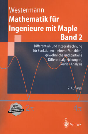 Buchcover Mathematik für Ingenieure mit Maple | Thomas Westermann | EAN 9783642567377 | ISBN 3-642-56737-1 | ISBN 978-3-642-56737-7