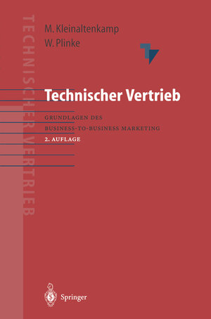 Buchcover Technischer Vertrieb  | EAN 9783642571657 | ISBN 3-642-57165-4 | ISBN 978-3-642-57165-7