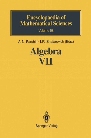 Buchcover Algebra VII | D.J. Collins | EAN 9783642580130 | ISBN 3-642-58013-0 | ISBN 978-3-642-58013-0