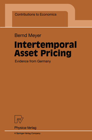 Buchcover Intertemporal Asset Pricing | Bernd Meyer | EAN 9783642586729 | ISBN 3-642-58672-4 | ISBN 978-3-642-58672-9
