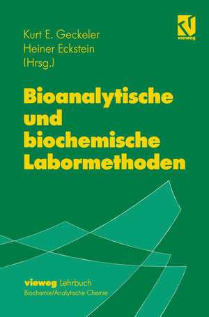 Buchcover Bioanalytische und biochemische Labormethoden  | EAN 9783642588204 | ISBN 3-642-58820-4 | ISBN 978-3-642-58820-4